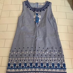 Vineyard Vines Blue Denim Chambray Dress Sz 0 XS
